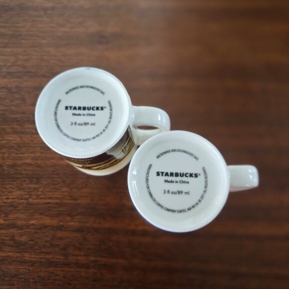 Starbucks Boracay and Philippines Demitasse Mini Mugs 3 oz. signed - Picture 11 of 13